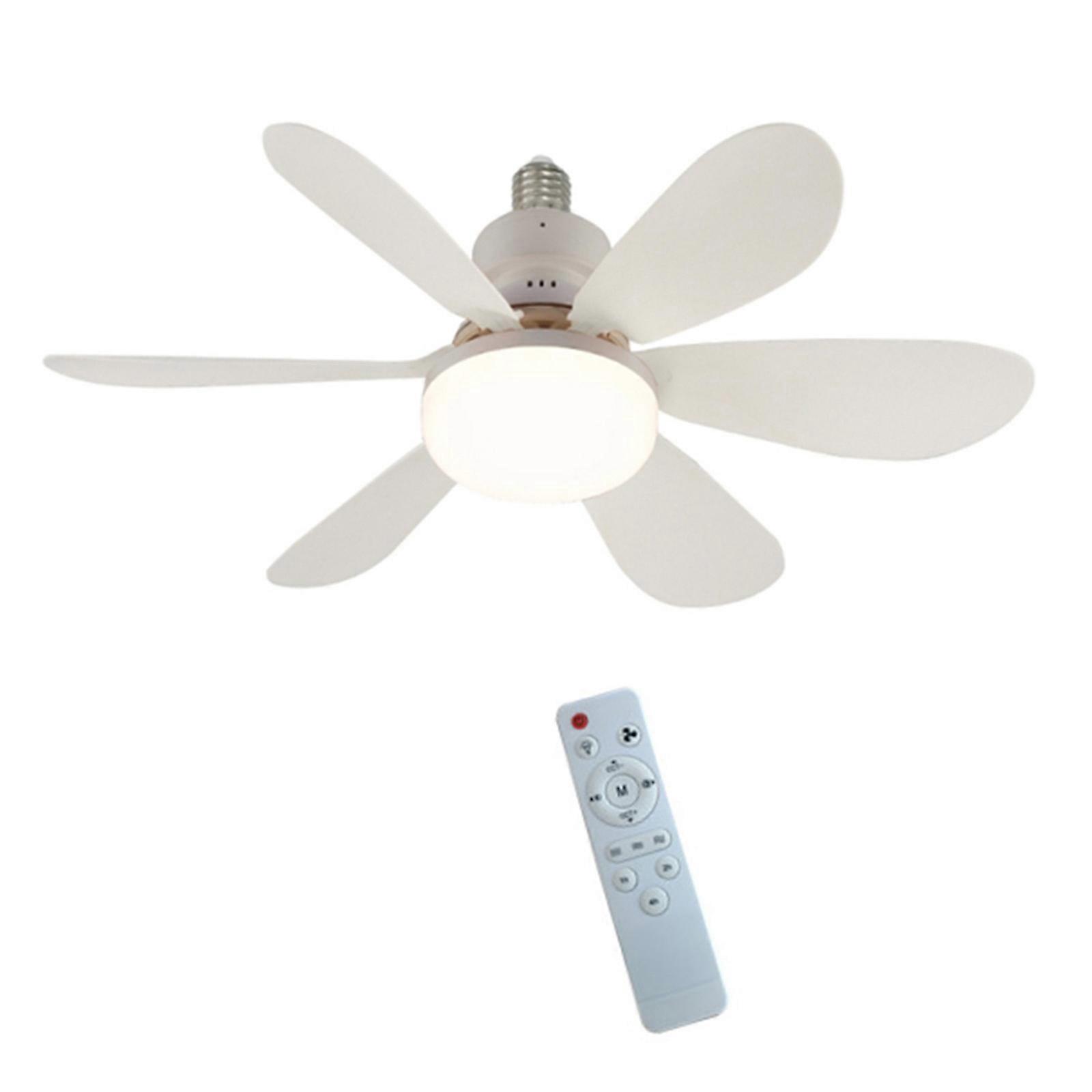 E27 Thread LED Fan 30W/40W Chandelier Fan AC86-265V Celling Fan with Timing Function Chandelier Fan 3 Gear Adjustable