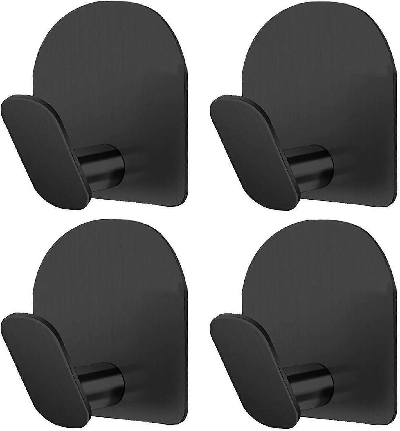 4 Pack Towel Hooks Self Adhesive, No Drilling