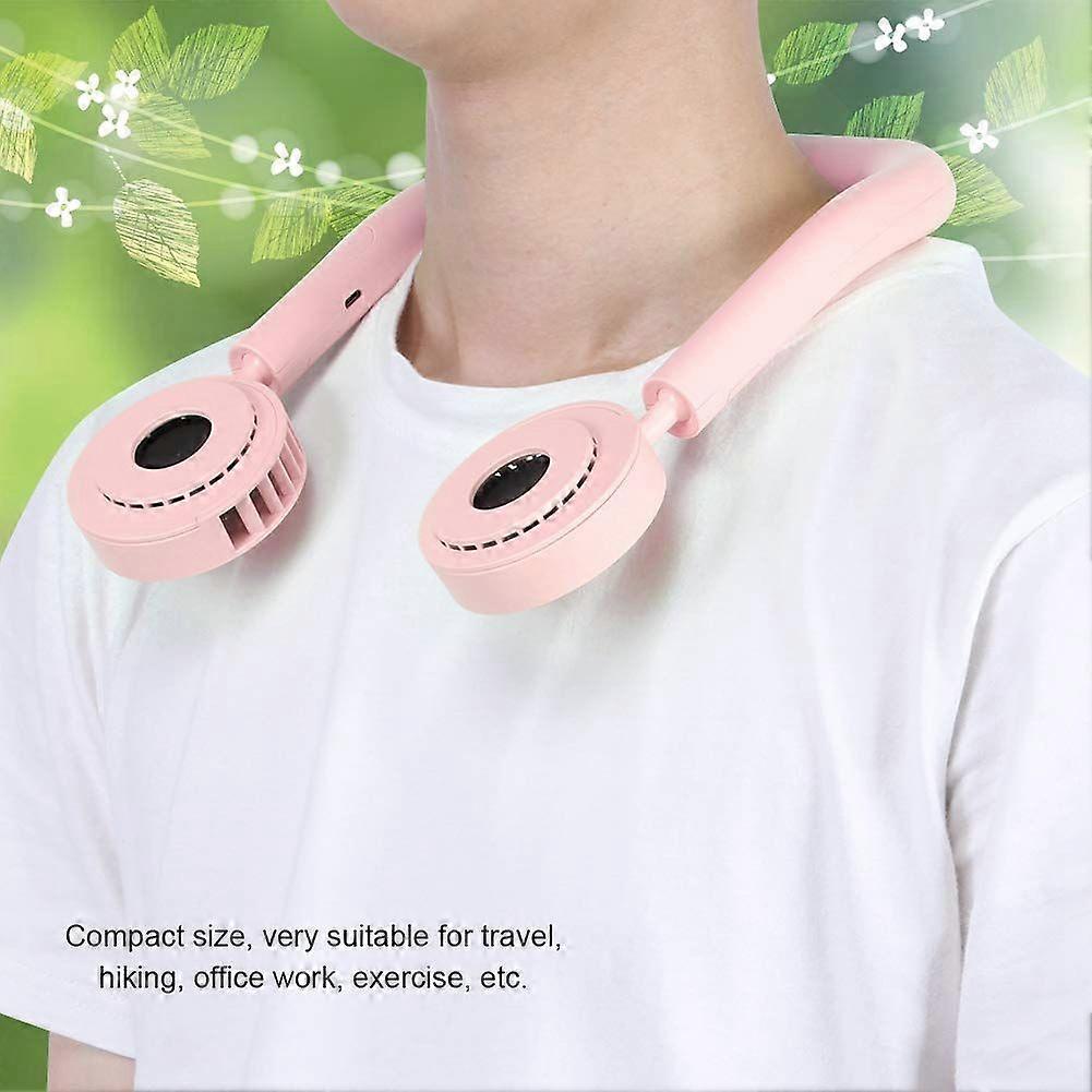 Low Noise Hanging Neck Fan (Pink)