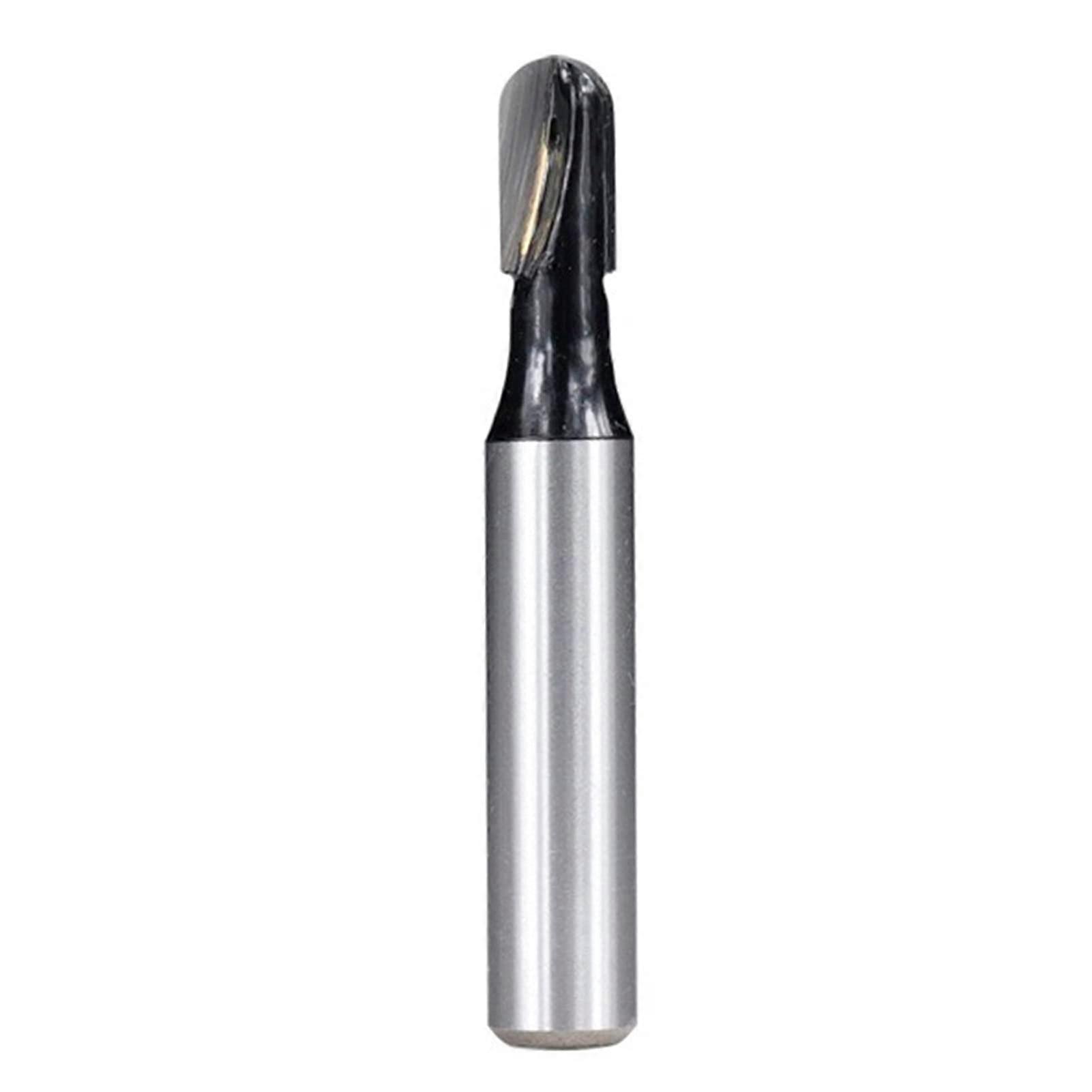Metal Rounding Router Bit Tungsten Carbide Wood End Mill 8mm Shank Edging Milling Cutter for Woodworking