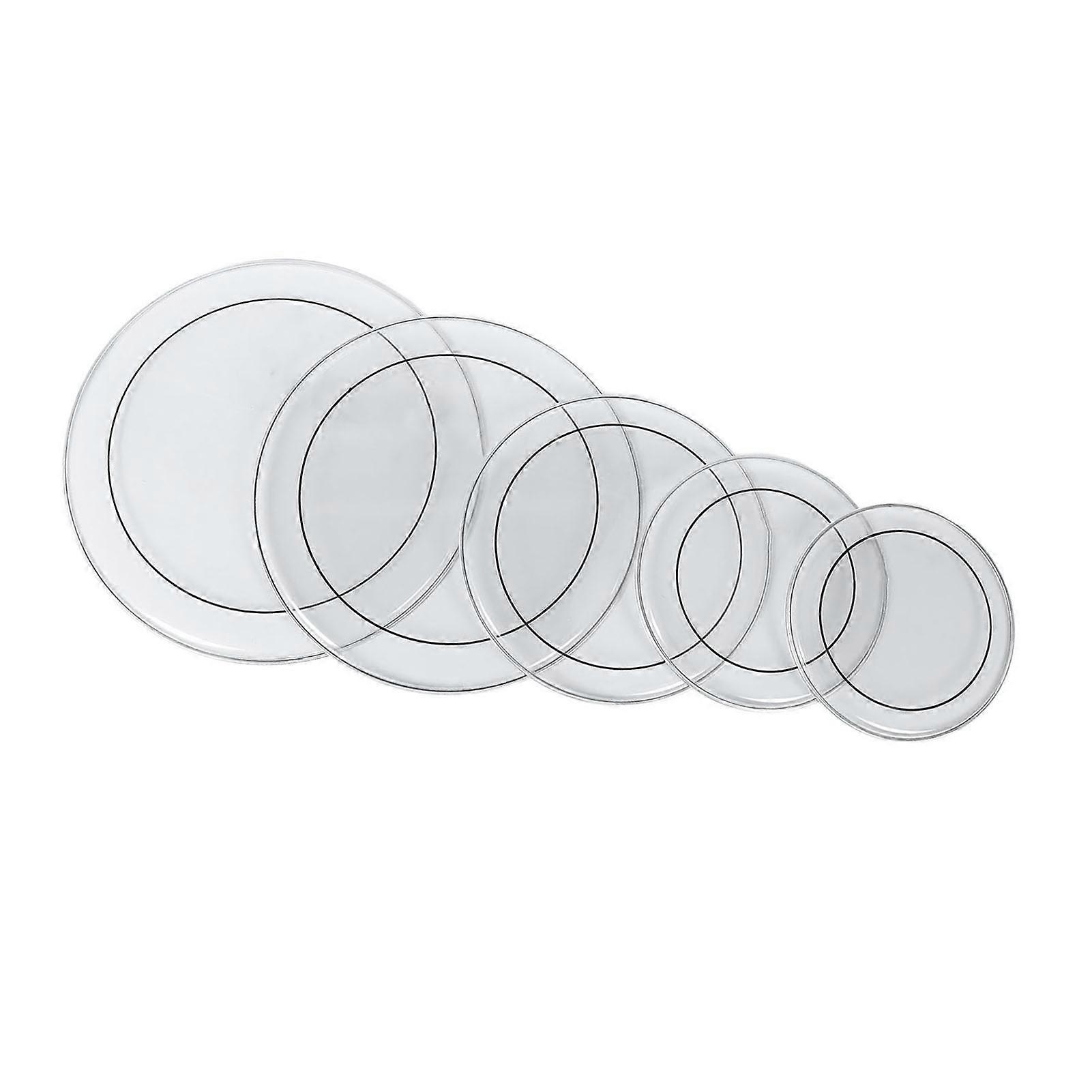 5 Pcs PET Drum Head Set 12″ 13″ 14″ 16″ 22″ Standard Pack