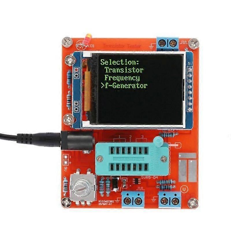 Digital Transistor Tester Resistance Capacitance Tester ESR Meter for Home DIY