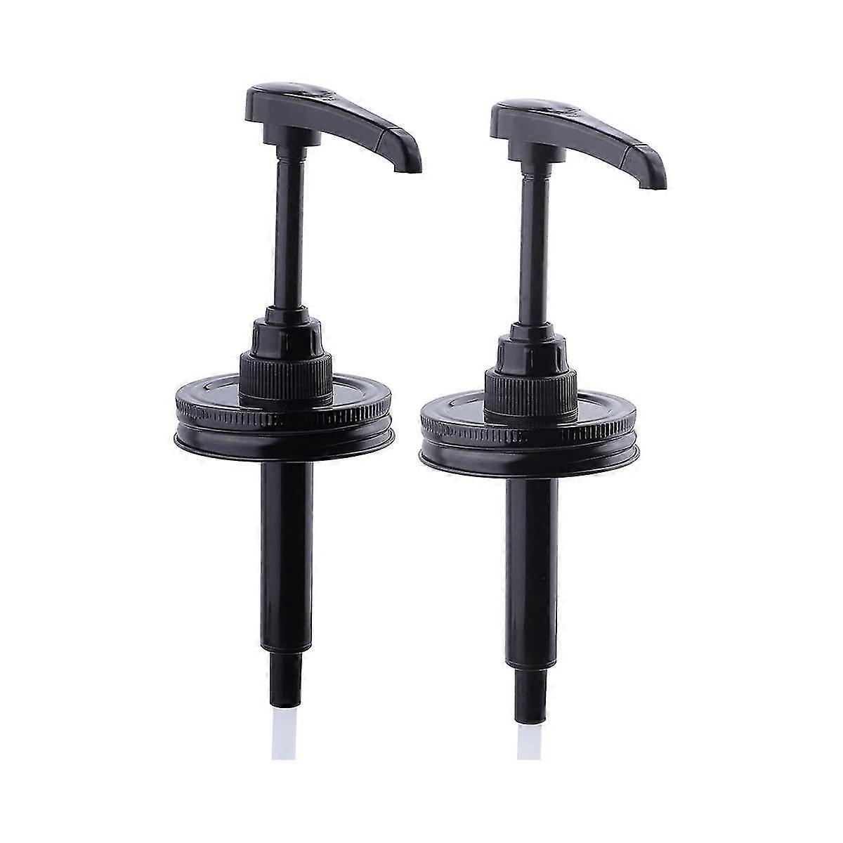 糖浆和酱汁蜂蜜分配器泵盖，密封和防漏厨房食品级咖啡糖浆分配器