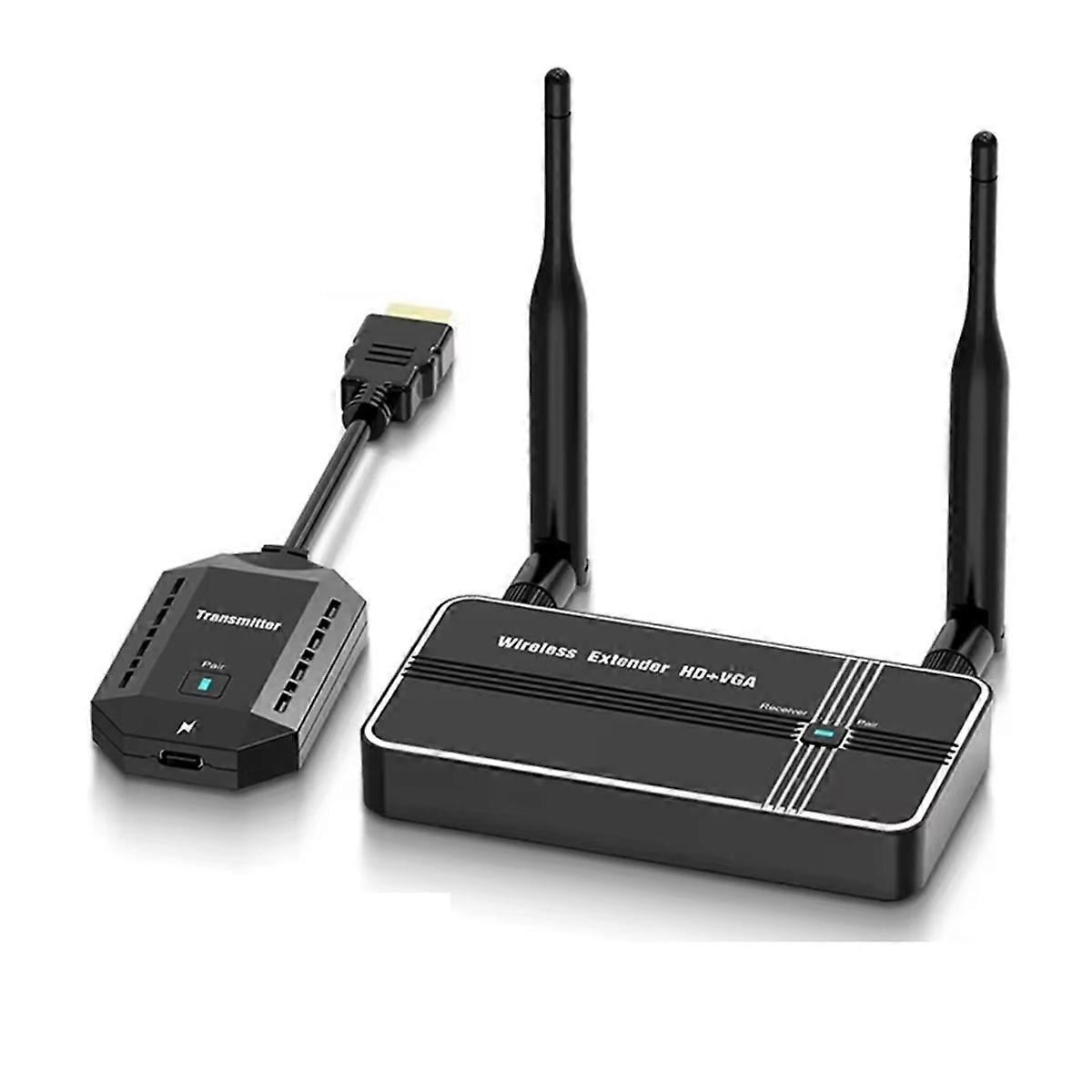 5G 4K 1080P 50M Wireless -Compatible VGA Video Transmitter Receiver Extender Display Adapter Dongle