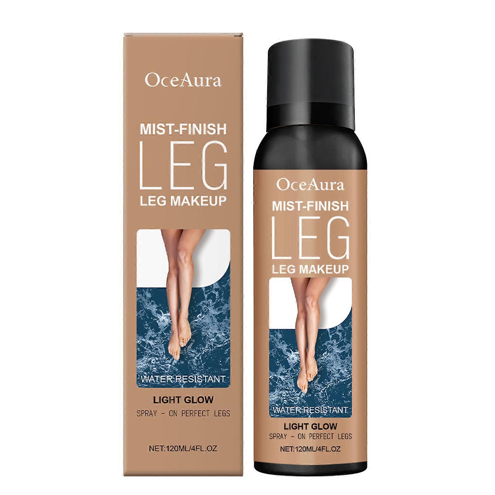 Mist-Finish Leg Makeup-Vízálló, nem fakuló lábsmink, Lábsmink, Fényes és fényes, Könnyen felvihető, Tökéletes lábak