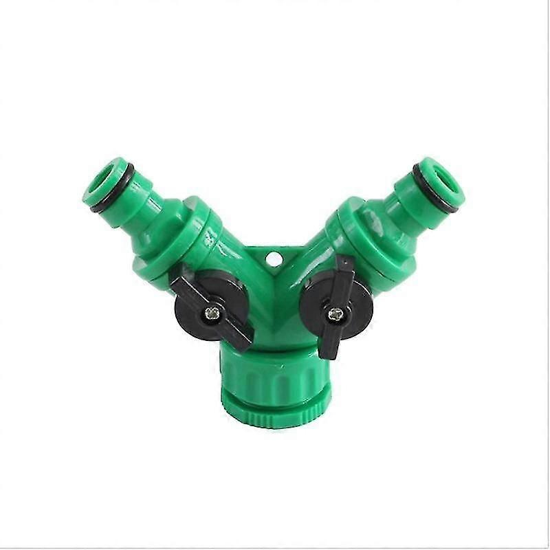 Hose Splitter Double Pass Valve Y Type Water Pipe Faucet Splitter Fittings Connector For Agriculture