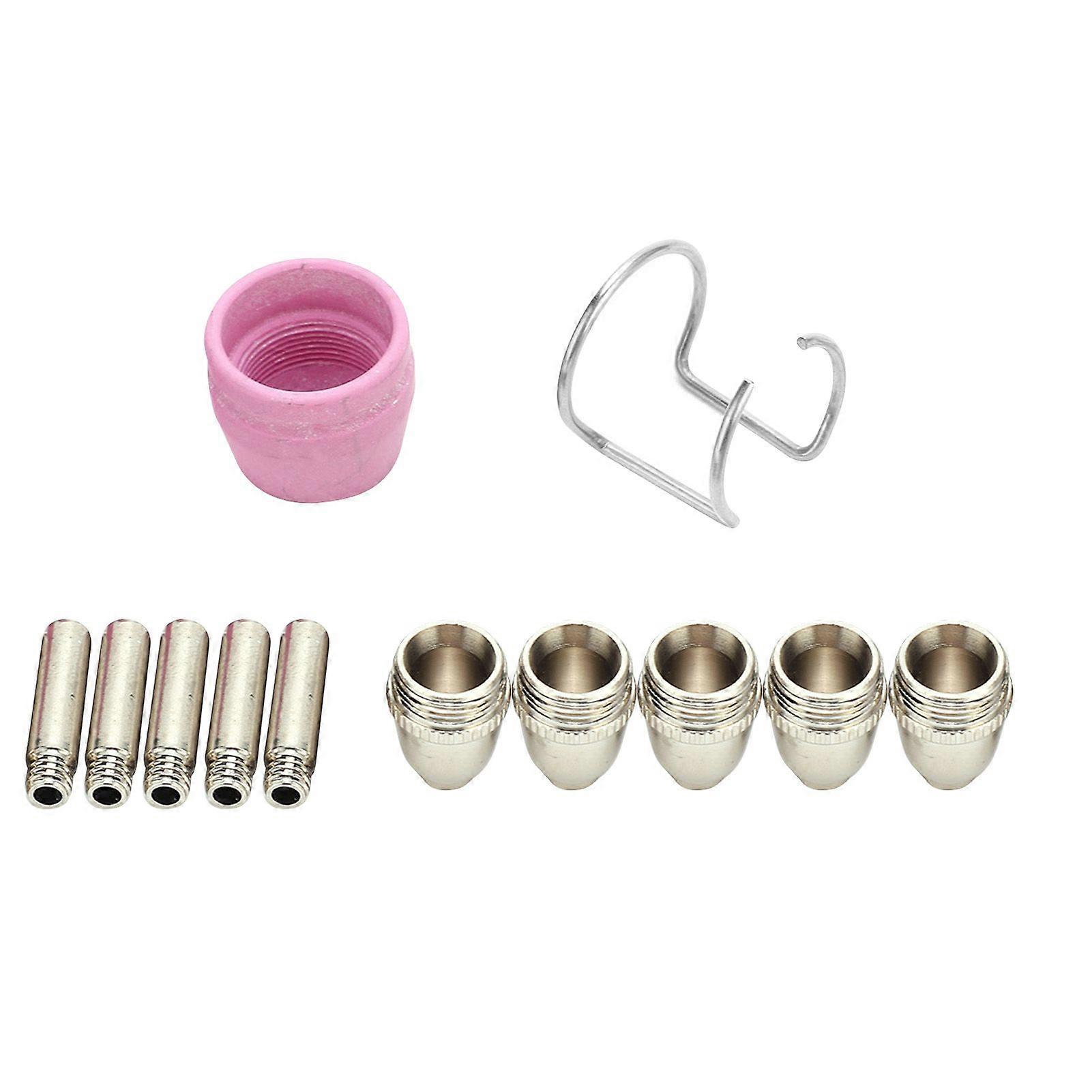 Plasma Cutting Torch Consumables Kit Electrode Contact Tip Ceramics Nozzle SG55 AG60 WSD60P