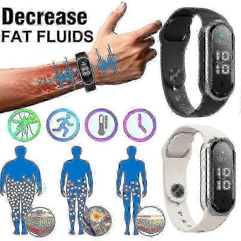 リンパドレナージマグネティックブレスレット-超音波ハイテクボディシェイプリストバンド-CN-NEW