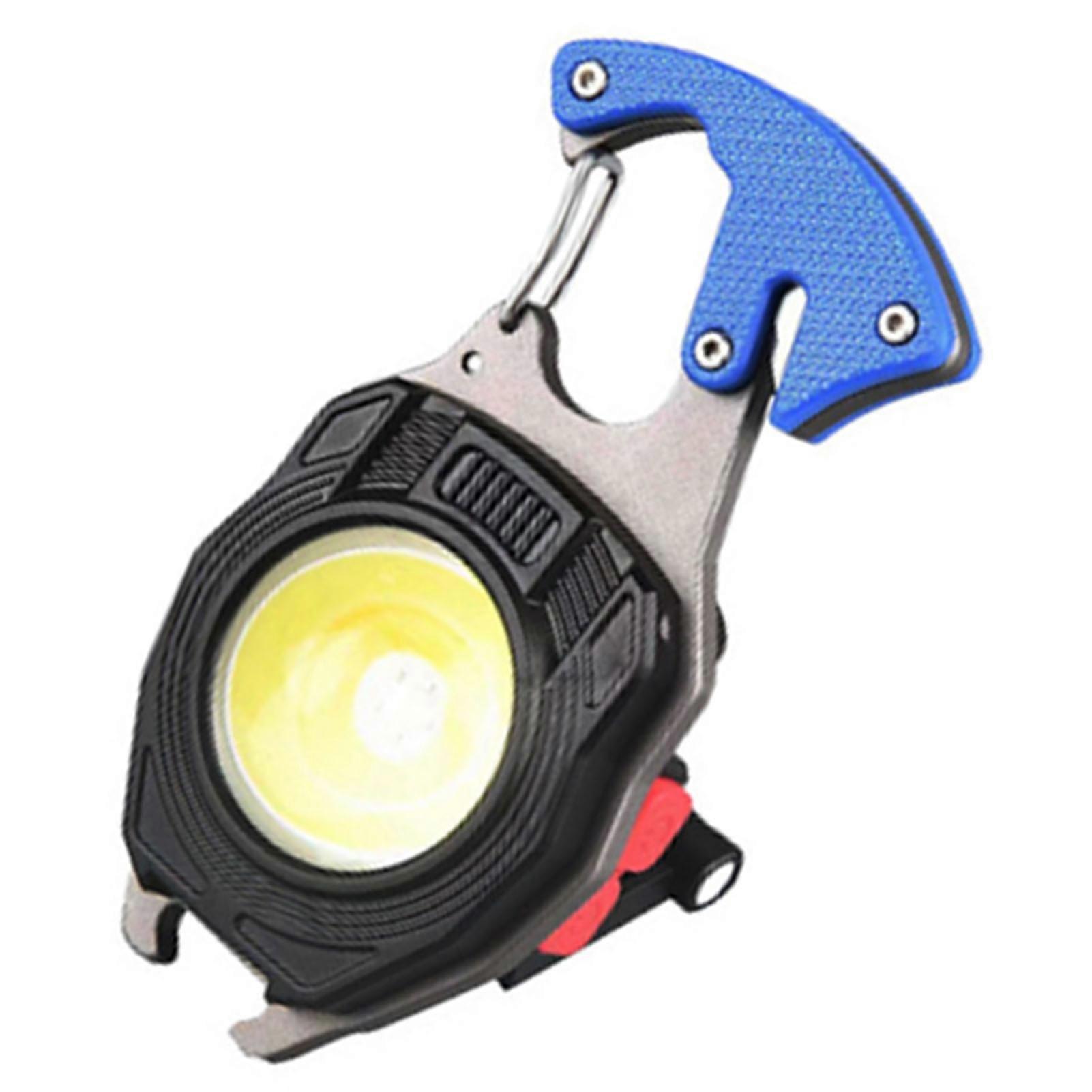 Key Chain Super Bright LED Dual Source Red White Multifunctional Portable Mini Work Light for Exploration