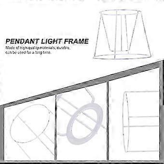 1Pc Frame Iron Chandelier Bracket Ceiling Pendant Light Frame DIY Lampshade