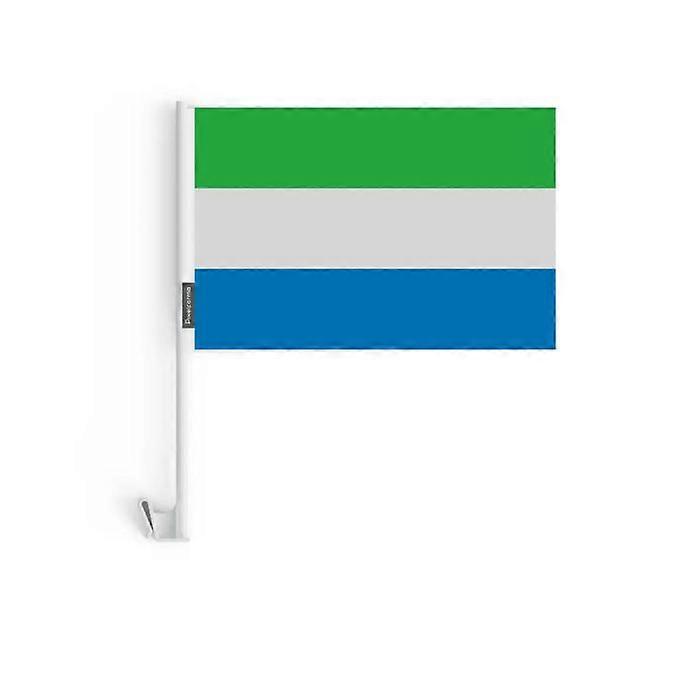 Flag - Multicolored - Sierra Leone - 10 pieces - 14 x 21 cm - Polyester