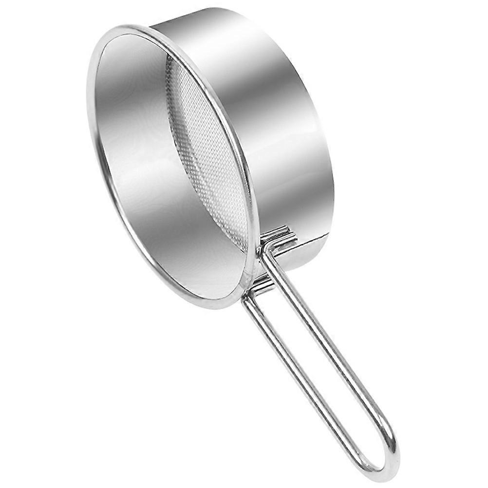 Stainless Steel Fine Mesh Flour Sieve Handheld Sifter for Baking and Icing Sugar – Compact Storage with Handle and Design