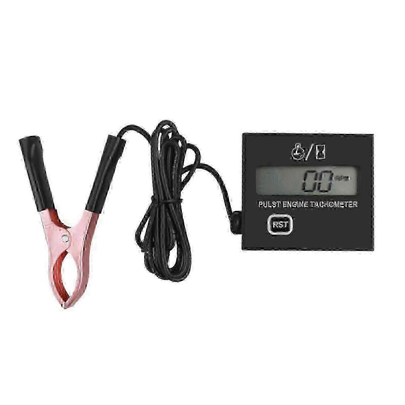 Hour Meter Equipped Inductive Tachometer for Chainsaws Lawn Mowers and Motorcycles with Replaceable Battery 2025
