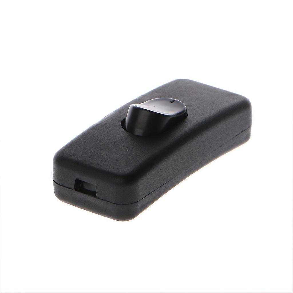 2A 250V ON OFF Push Button Switch Table Led Lights Online Mid Way Control Switch 2 Gang Cab Bedside Lamp Power Switch Black