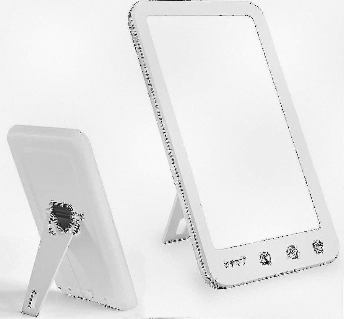 10000 Lux UV-Free Light Therapy Lamp with Adjustable Brightness, Three Light Colors, Three Timer Settings, and 90-Degree Rotation Capability