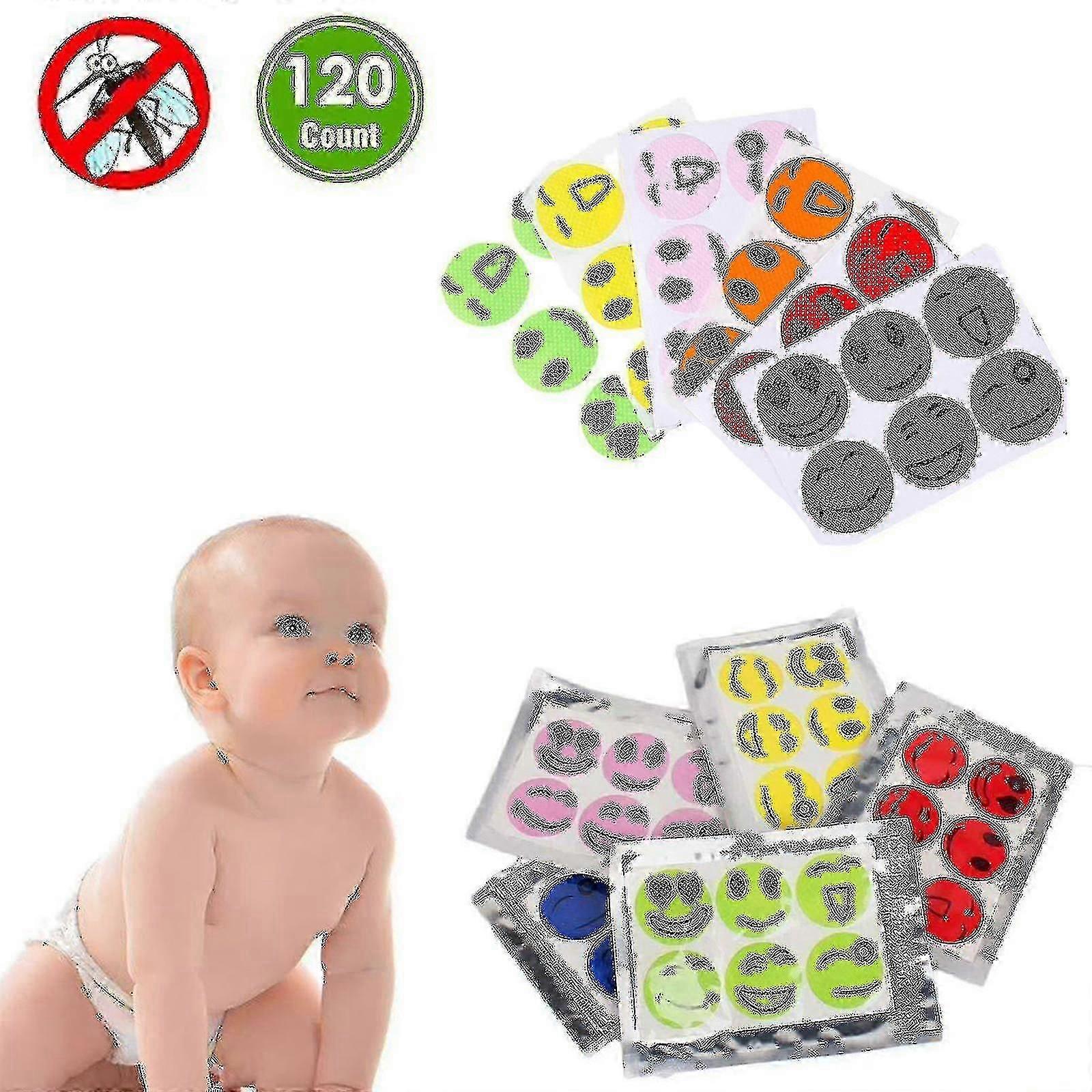 120pcs Αντικουνουπικά Αυτοκόλλητα - Αντικουνουπικά Απωθητικά Αυτοκόλλητα Πολύχρωμα