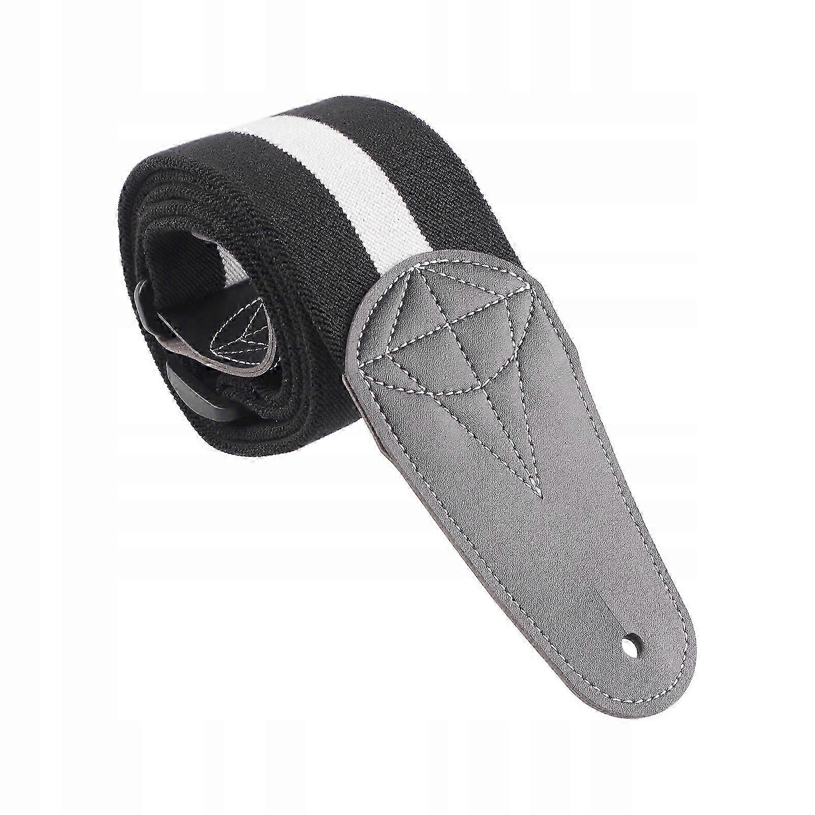 Guitar Strap Guitar Shoulder Strap Thickened Comfortable Easy Black White