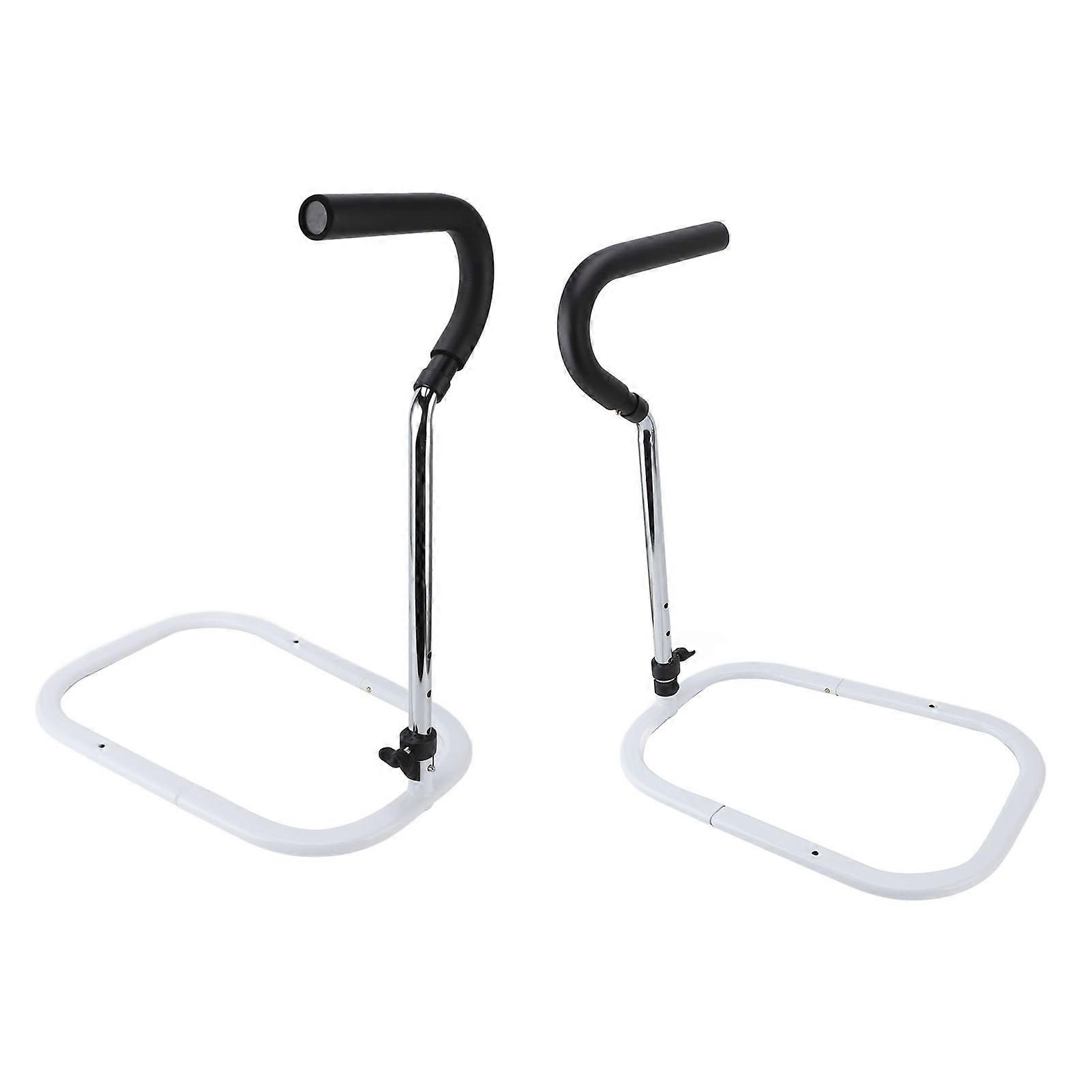 Bedside Assist Handle Bed Guardrail Get Up Rail Adjustable Height Bed Assistance Frame