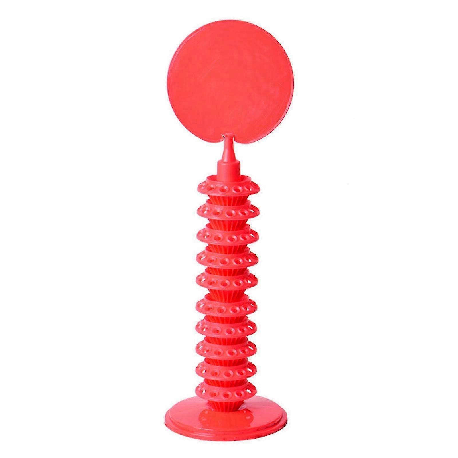 מתלה תצוגת ממתקים רב שכבתי אדום לחנות חתונה חג המולד