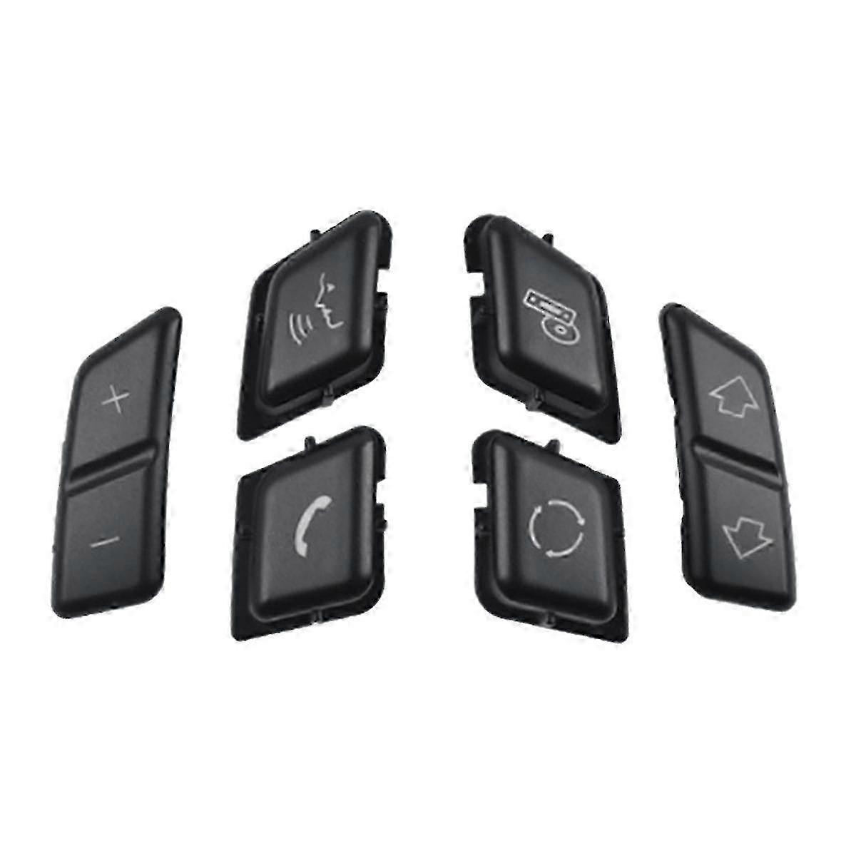 Car Steering Wheel Button Covers Control Menu Switch Button Cover Volume For X1 E84 3 Series E90 E9