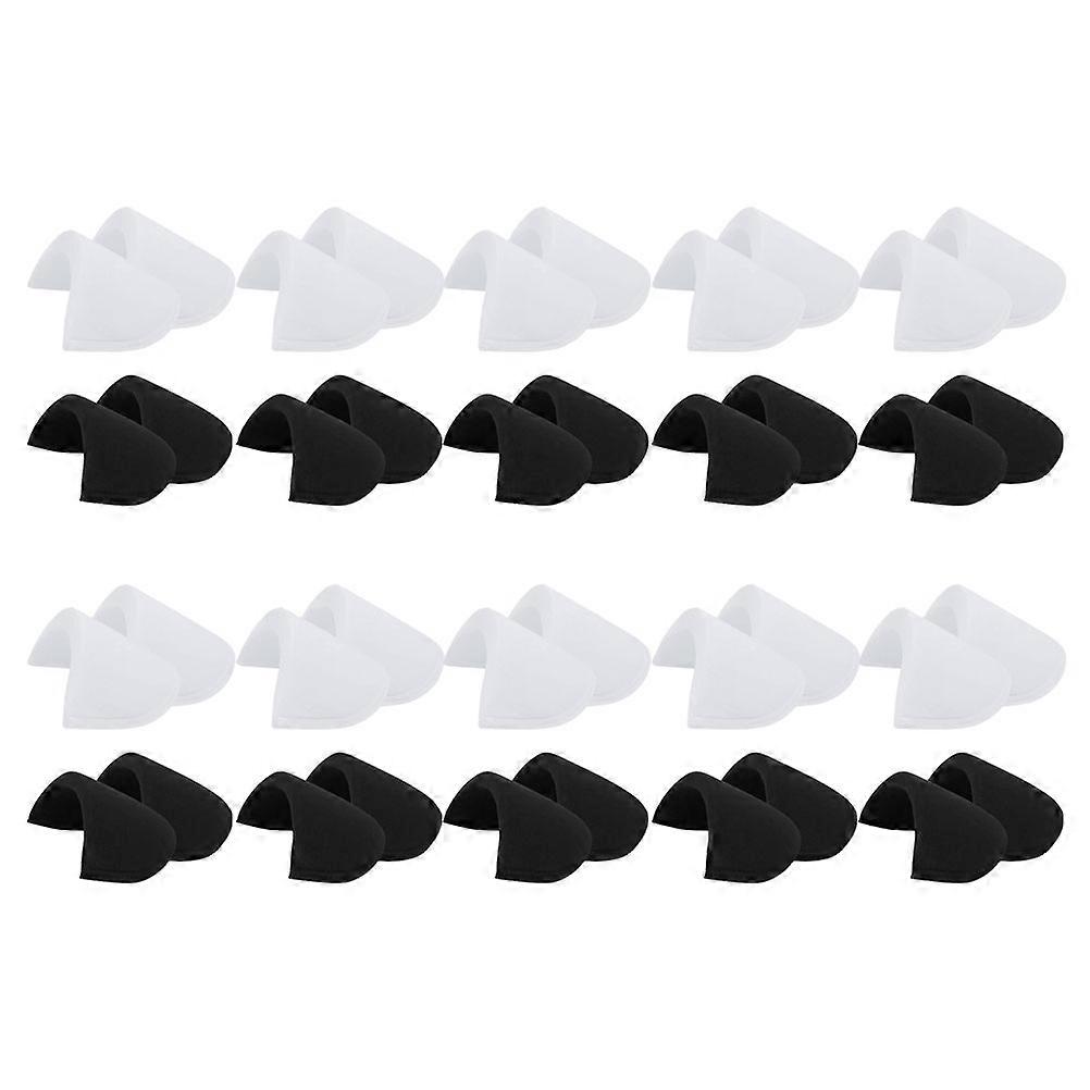 10 Pairs Comfortable Sponge Shoulder Pads, Non Slip Shoulder Enhancer for Suits & Sweaters, Easy Attach, Washable & Reusable