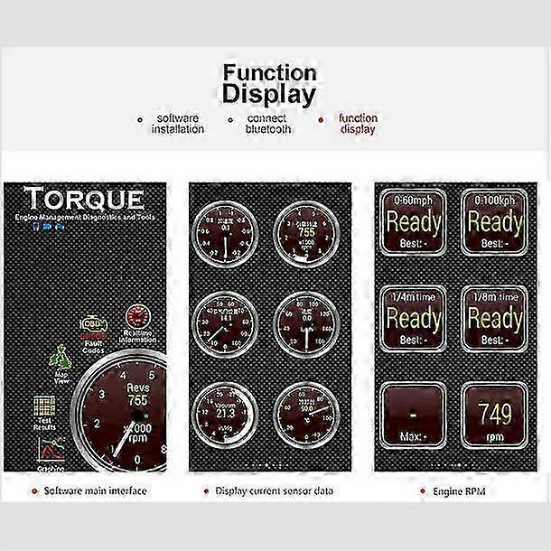 2025 OBD2 Scanner Car Diagnostic Mini ELM327 Bluetooth for Android