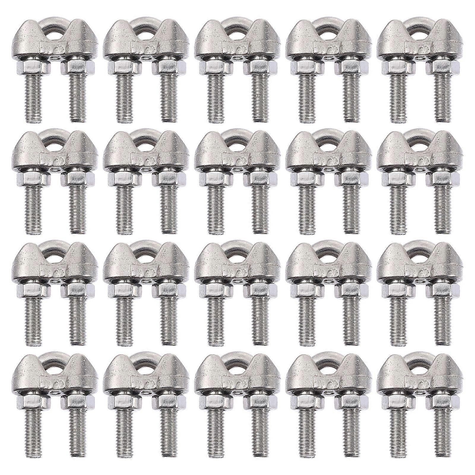 20pcs συνδετήρες καλωδίων συνδετήρων καλωδίων συνδετήρων καλωδίων συνδετήρων καλωδίων ανοξείδωτου