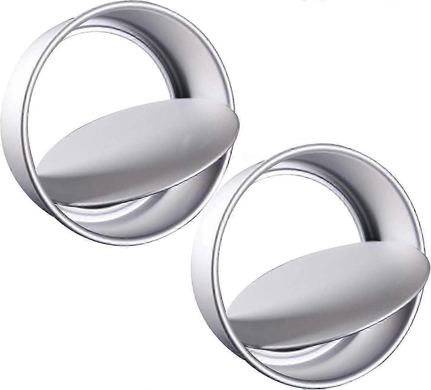 2-Piece Nonstick Round Cake Pan Set with Removable Bottom, Durable Bakeware Mould