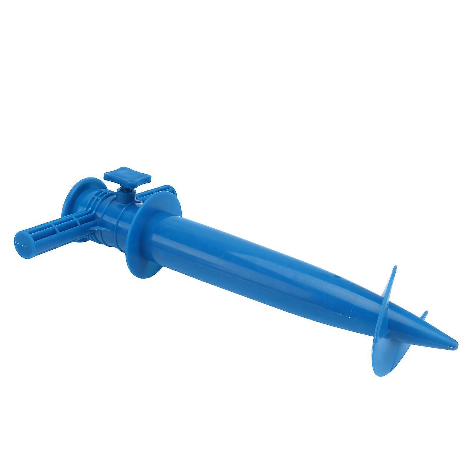 Portable Beach Umbrella Sand Anchor Fixing Tools Wind Resistance 30x17cm Blue 2Pcs