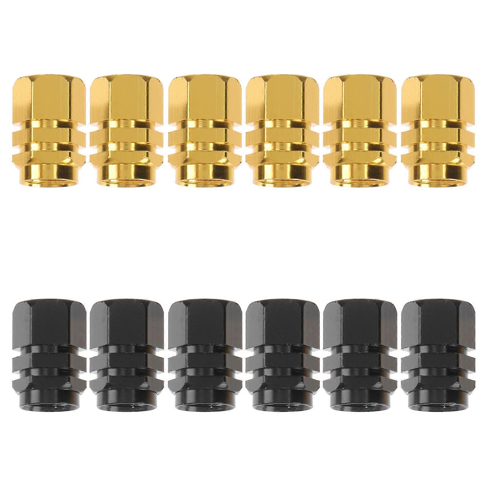 Car Valve Cap Valve Caps Tires Vehicle Maintenance Daily Use Aluminum Alloy 3Sets