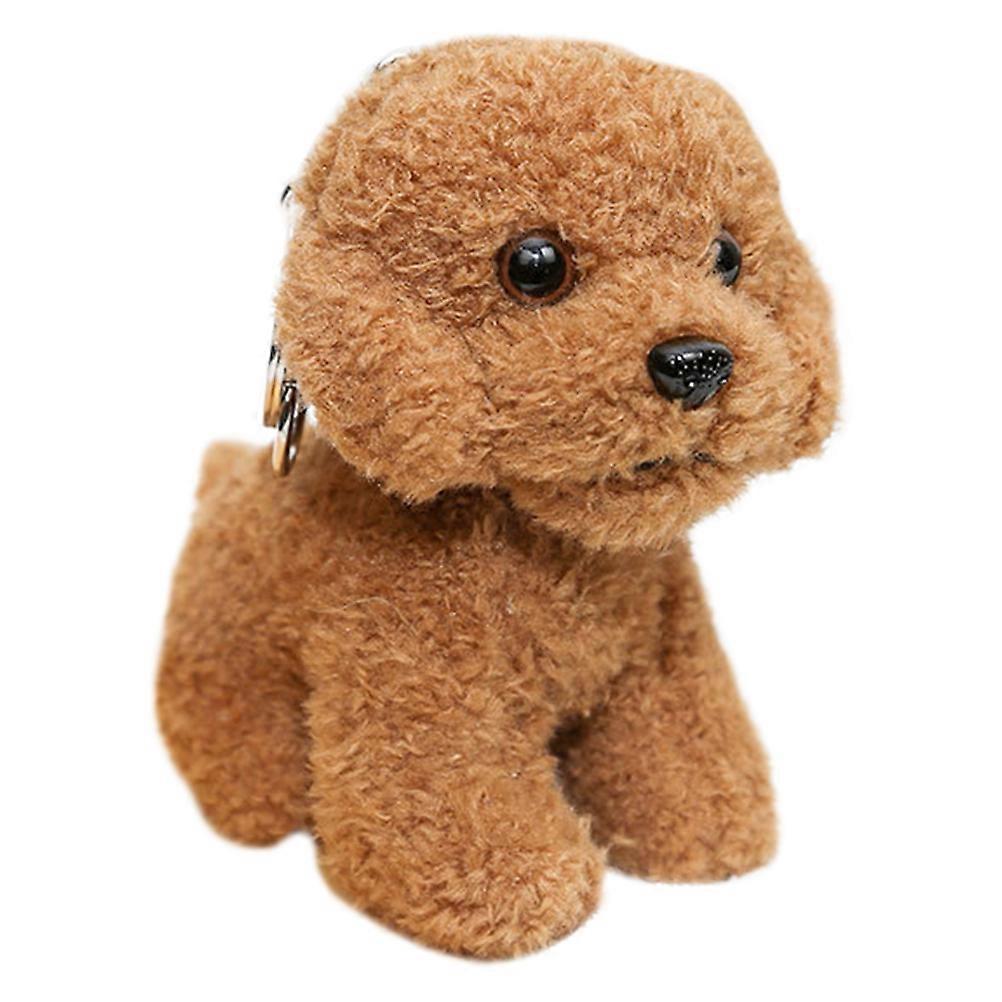 Cute Key Chain Accessory Plush Key Chain Stuffed Dog Decorative Bag Pendant Polypropylene Cotton For Leisure Children 1Pcs