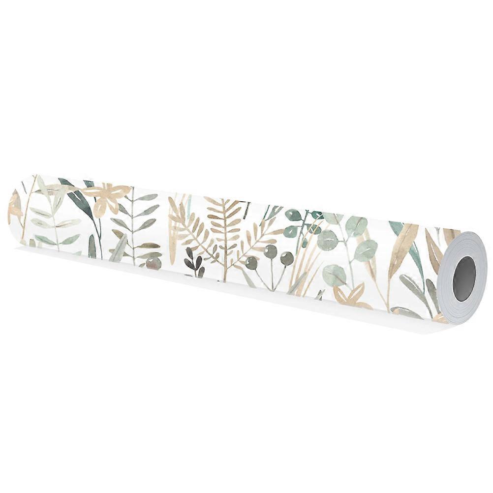 Floral Wallpaper Peel And Stick Natural Style For Office 117.90X17.68X0.04IN Waterproof 1Pcs