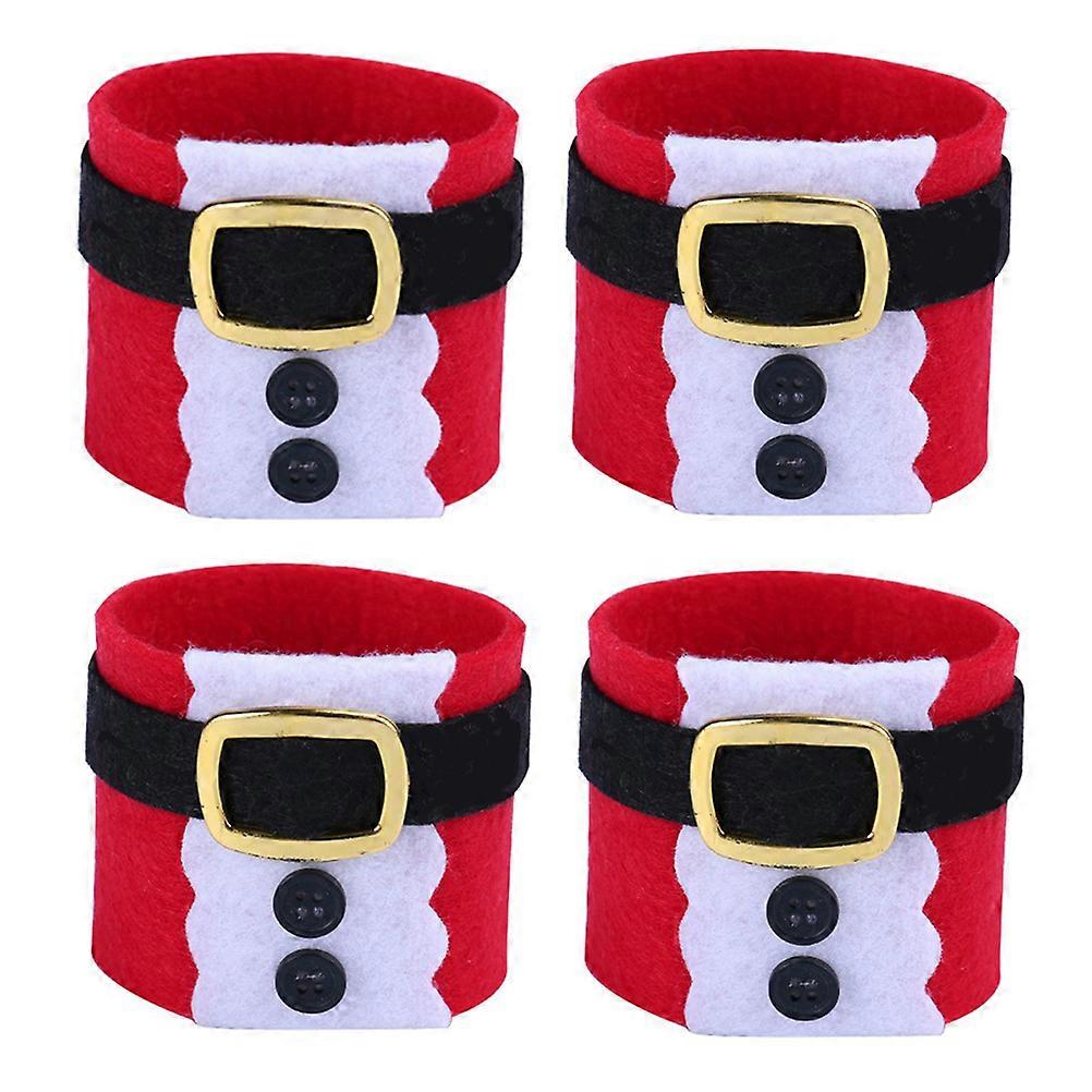 Innovative Napkin Holders Table Decor Plastic Multi Colored Dining Table 4Pcs