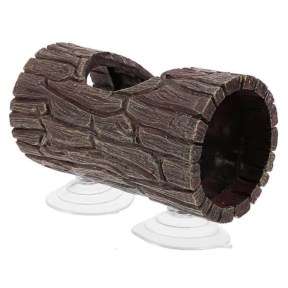 Gecko Hide Reptile Suction Cup Hideout Home Decoration Lizards Multi 15.20X8.50X8.50CM Hide Cave Aquarium 1Set