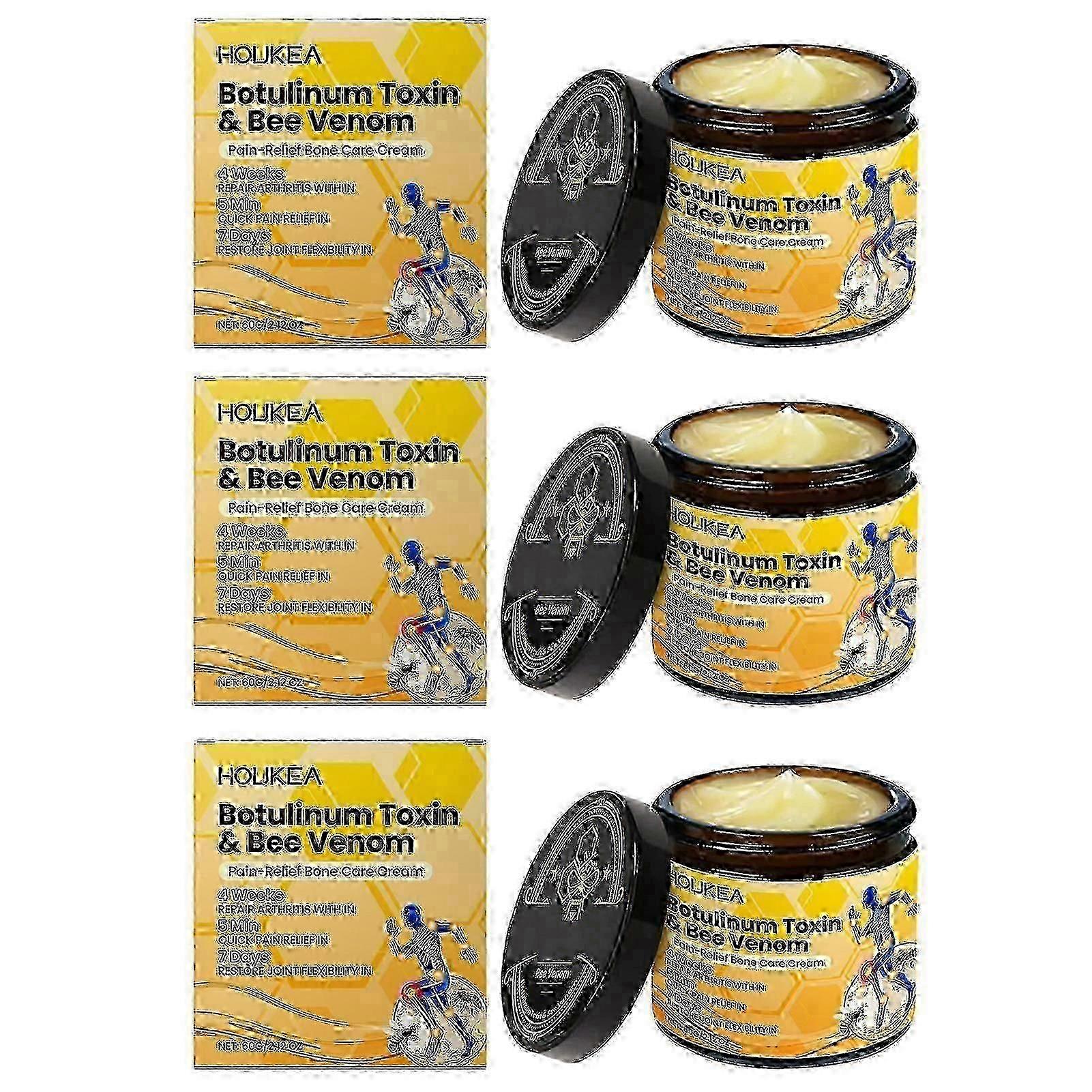 علاجات سم النحل جل تخفيف الألم تخفيف التصلب كريم تدليك للعمود الفقري