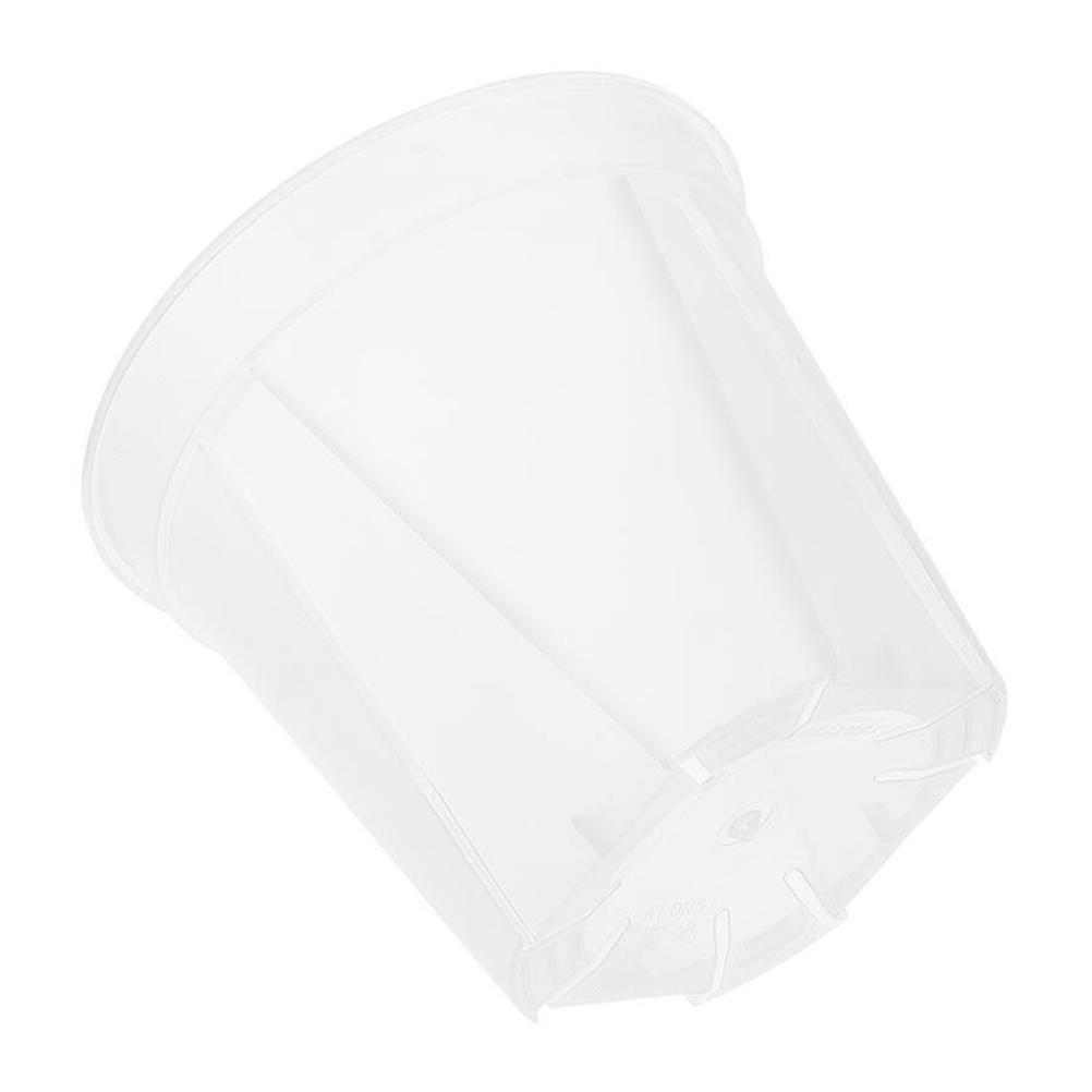 Small Flower Pots Round Transparent Round Flowerpot Shopping Mart Root Control 15X15X13.5CM 1Pc