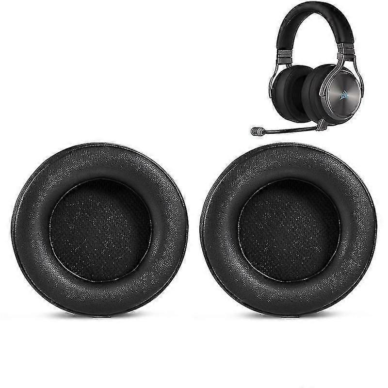 1 Pair Earpads Replacement Compatible With Corsair Virtuoso Rgb Wireless Se Gaming Headset