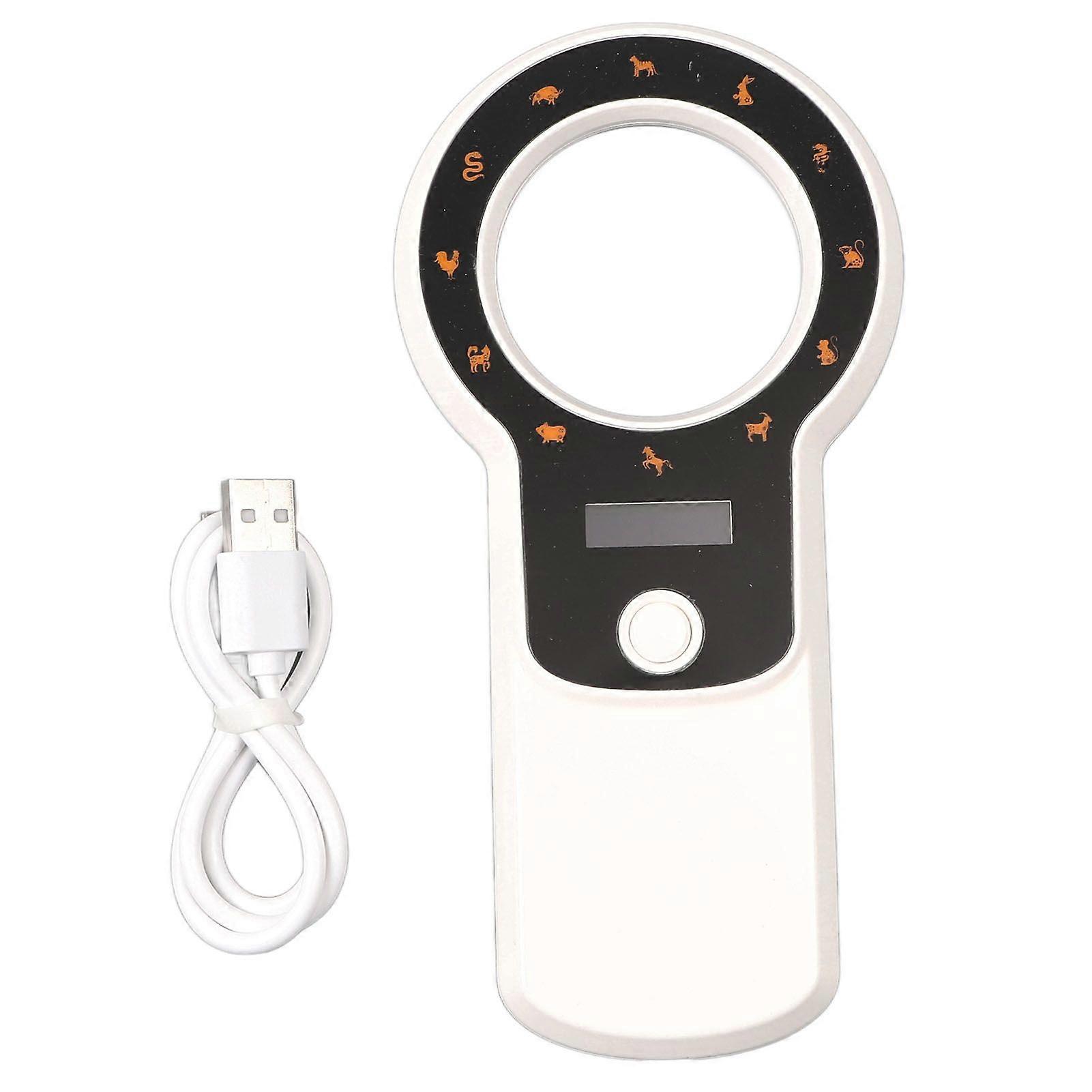 Animal Chip Scanner Data Storage Bluetooth Wireless Connection Pet ID Chip Reader for Dog Cat Management