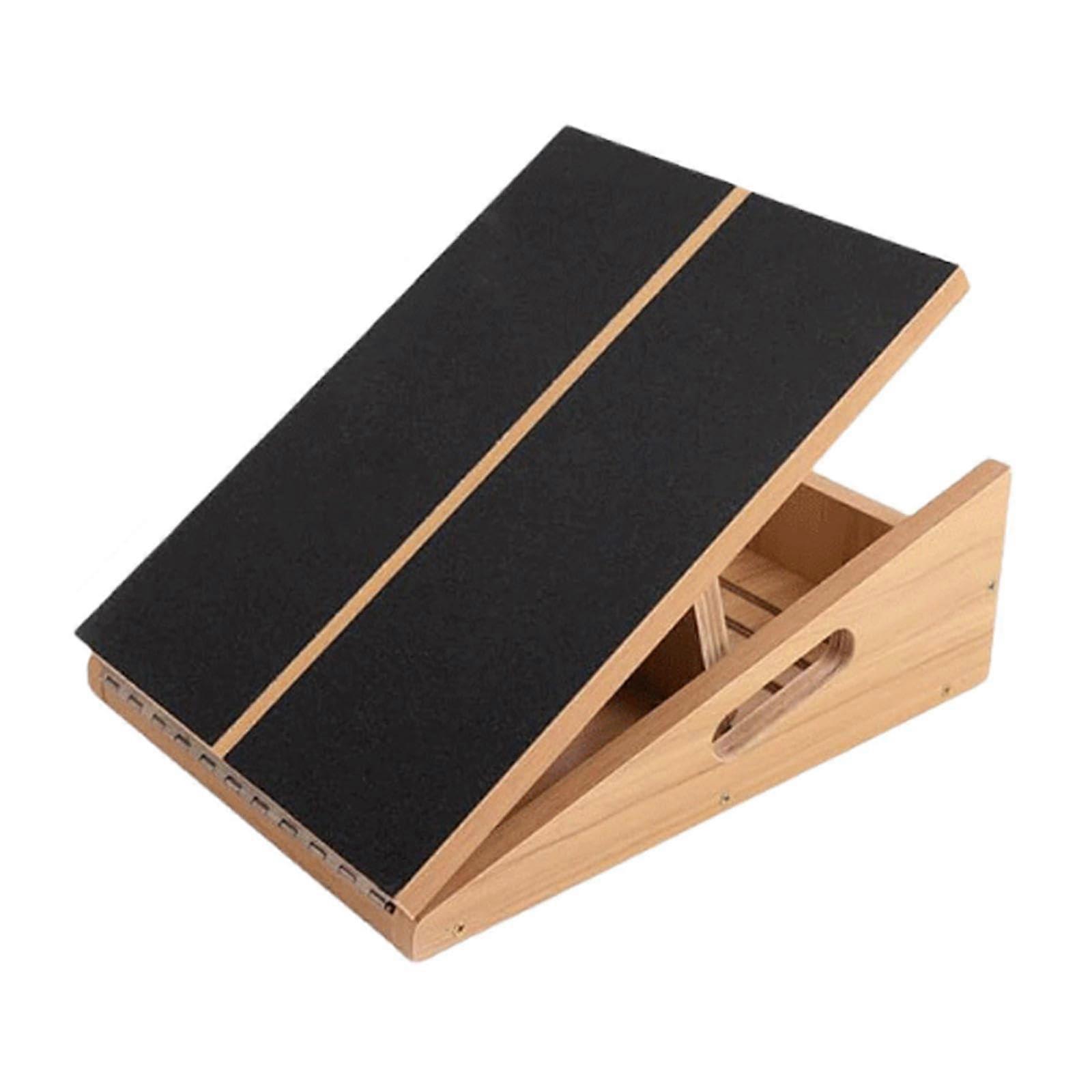 Adjustable incline board calf stretching balance exercise nonslip surface wedge foot tilt board