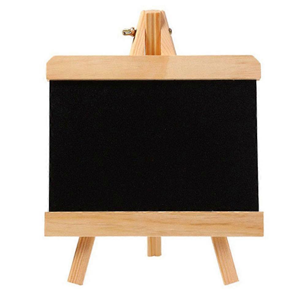 Portable Multi Function Blackboard with Stand, Small Wooden Drawing Board for Messages, Chalkboard for Educational Use, Easy to Clean