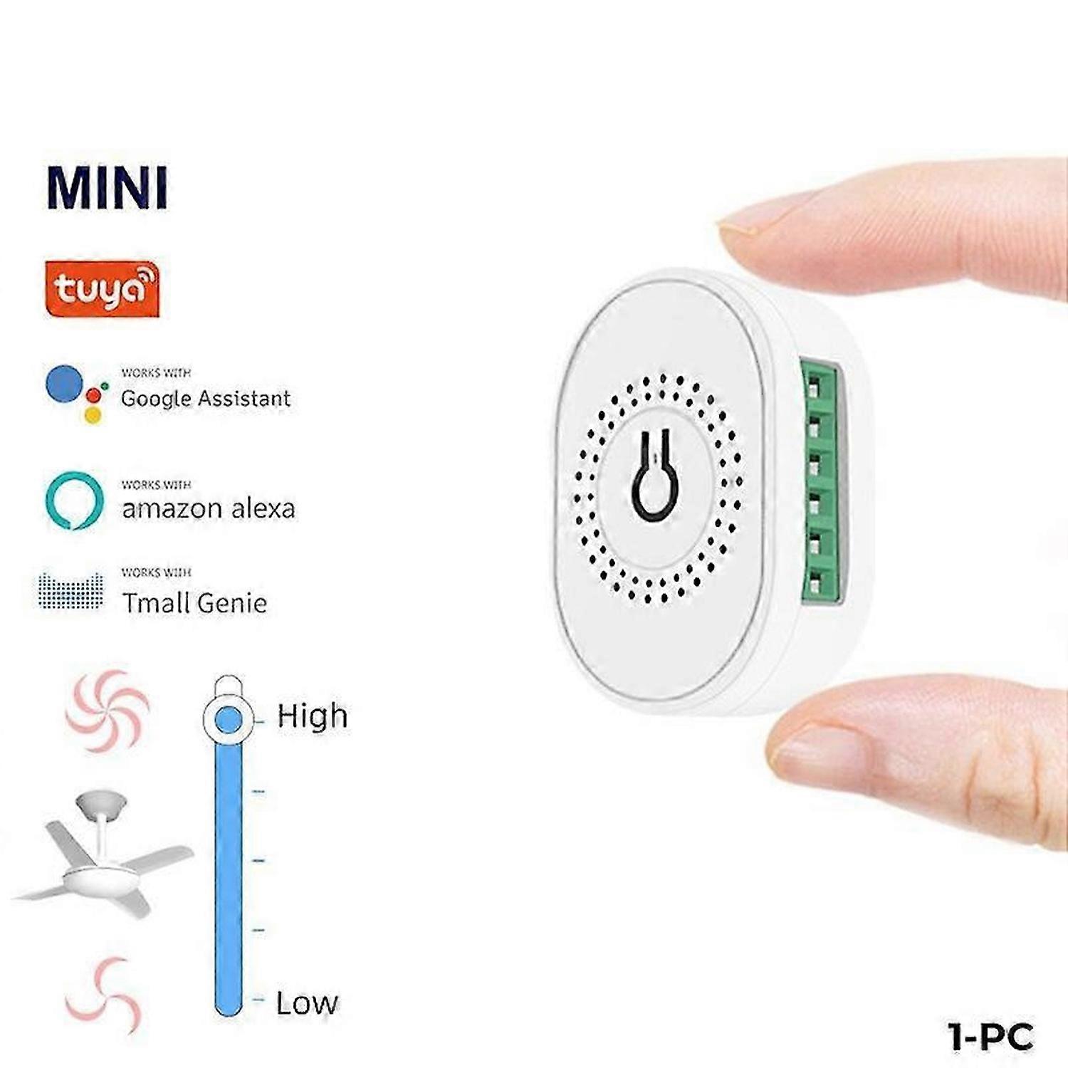 Tuya Fan Controller Smart Home Wifi Ceiling Fan Stepless Speed Switch Voltage