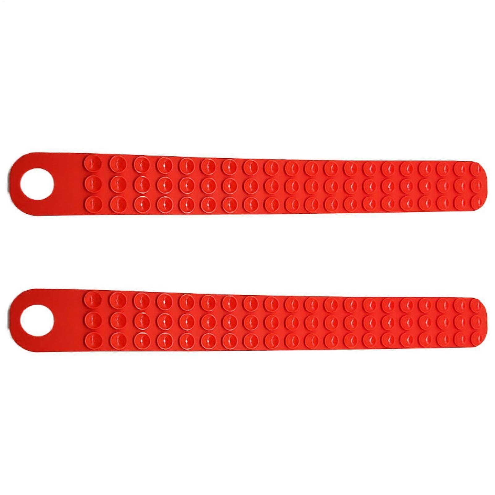 Meat Defrosting Belt | 2-Pack Quick Defrost Straps, Compact, Durable, Red, Ideal for Fast Thawing
