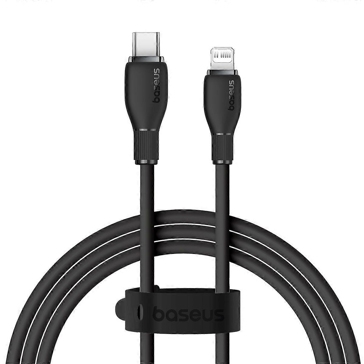 BASEUS Pudding Series 1.2m Type C to iP Fast Charging Cable 20W 480Mbps Charging Data Cord