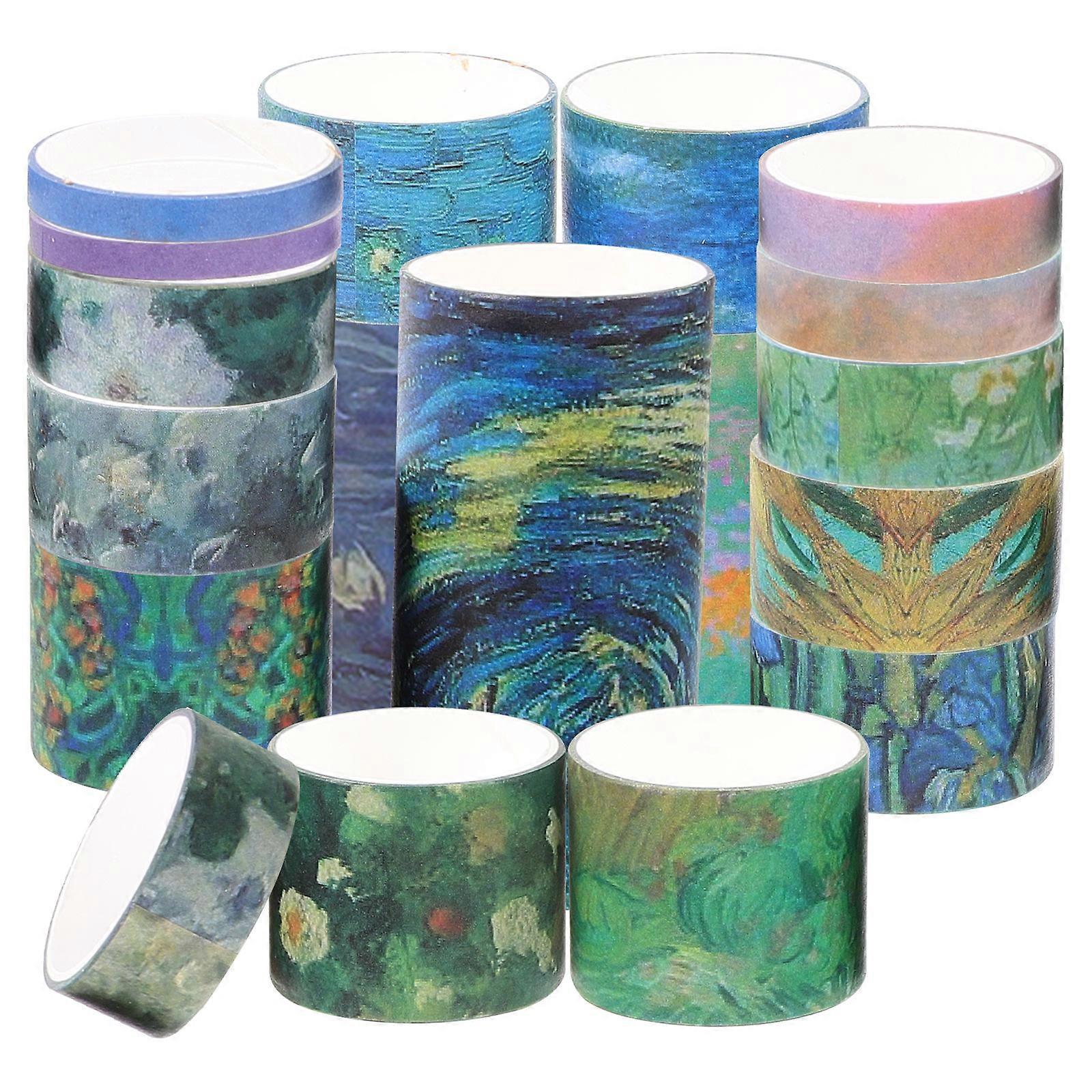 Scrapbook Supplies Journal Tape Multi Function Adhesive Tapes Artistic Design For Diary 18Rolls