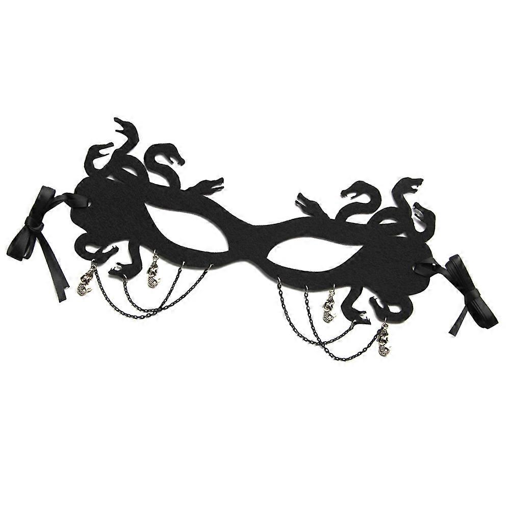 Carnival Masquerade Mask Half Face Costume Accessory Assorted Color 25.4X14X0.5CM Face Covering 1Pack