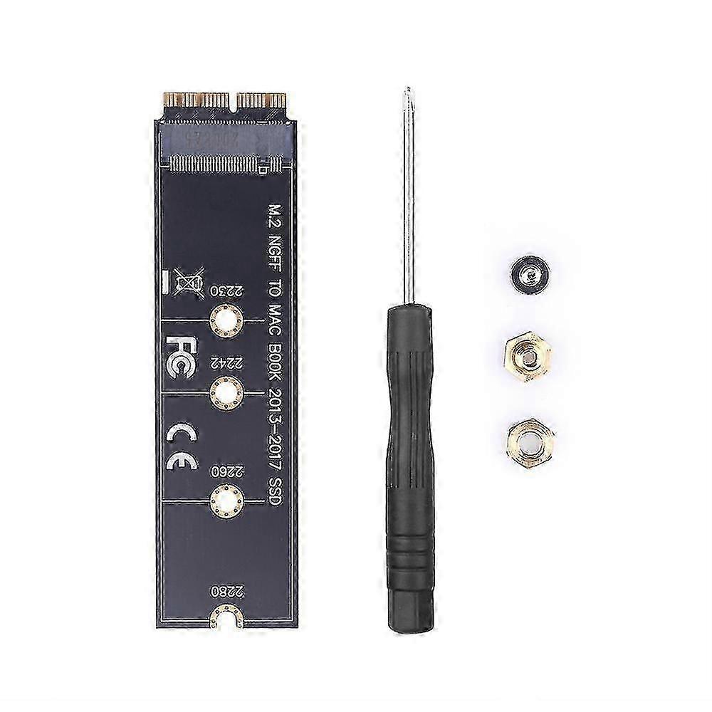 M.2 NVME SSD להמיר כרטיס מתאם למותג מתאים MacBook Air Pro Retina 2013-2017 ערכת שדרוג NVME / AHCI SSD