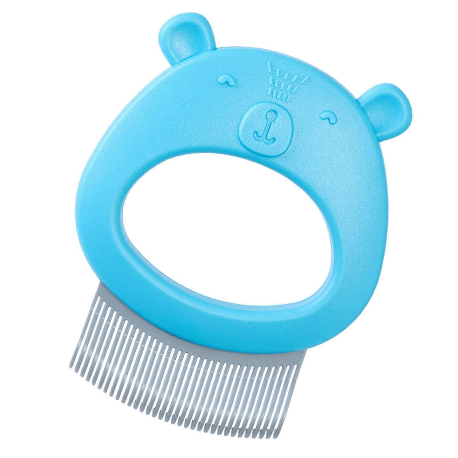 Pet Comb for Grooming Medium Cats and Dogs, Sky Blue