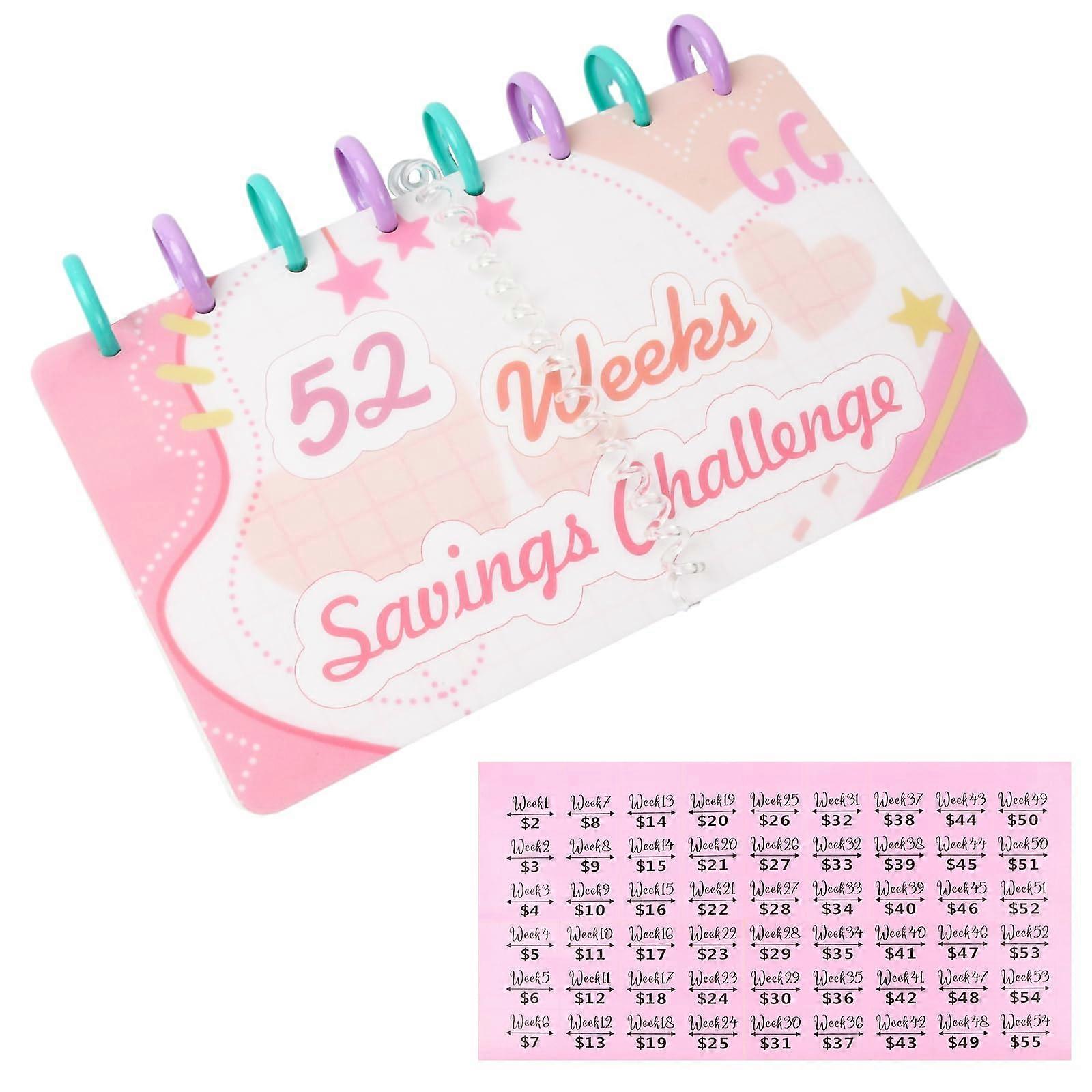52Week Budget Planner, Savings Tracker, Reusable Financial Organizer