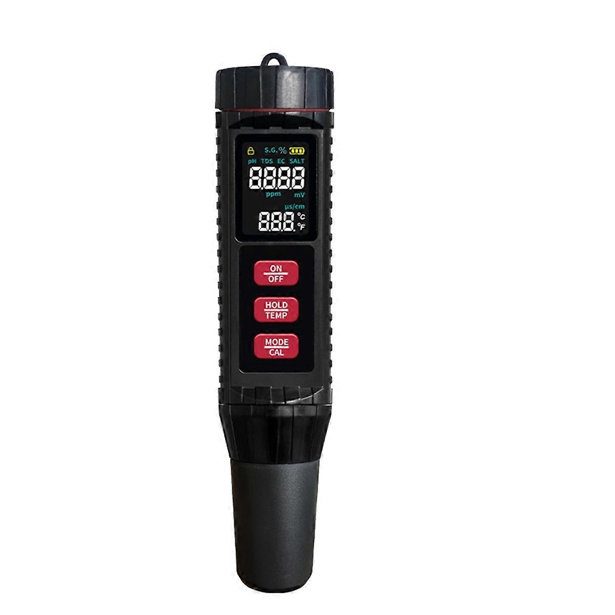 7 in 1 Digital Water Quality Tester ORP PH TDS EC Meter Salinity Temperature Multifunction Tester fo
