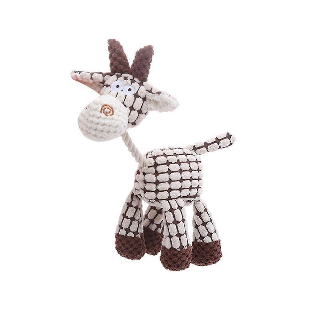 Dog Toy Plush Immortal Squeaky Toy for Aggressive Chewers, Soft Cute Design for Dental Cleaning, 10-Inch Size